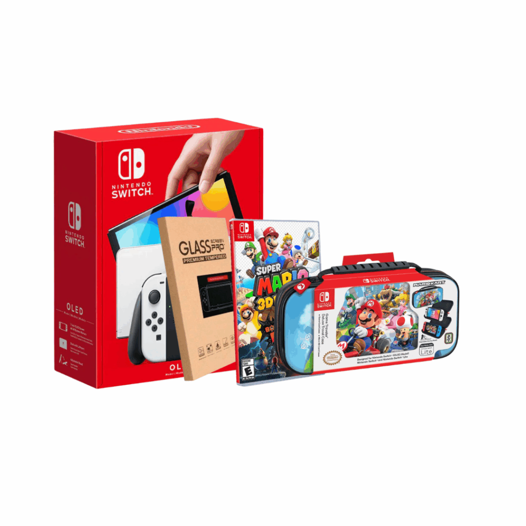 Combo Nintendo Switch OLED + Juego + Accesorios